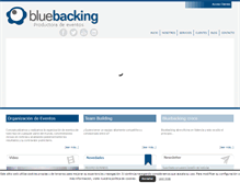 Tablet Screenshot of bluebacking.com